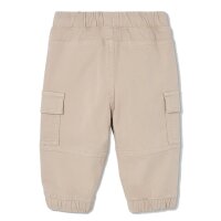 BÒBOLI Cargohose Gabardine gefüttert beige