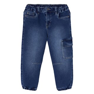 BÒBOLI Jungen Jeans Hose Schlupfhose denim blue