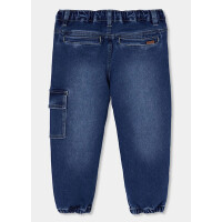 BÒBOLI Jungen Jeans Hose Schlupfhose denim blue