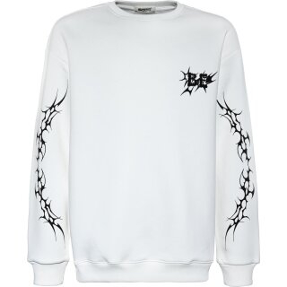blue effect boys Sweatshirt Pullover Oversize weiß