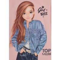TOPModel Hayden Langarmshirt Jeanslook Peachskin