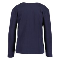 Blue Seven Mädchen Langarmshirt Pferdeköpfe nachtblau