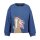Blue Seven Mädchen Sweatshirt Pullover Pferd Jeansblau