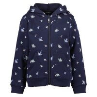 Blue Seven Mädchen Sweatjacke Blumen Jacke Kapuze...