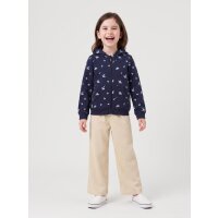 Blue Seven Mädchen Sweatjacke Blumen Jacke Kapuze nachtblau