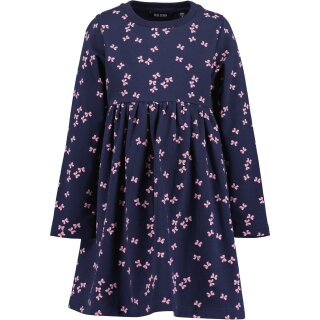 Blue Seven Mädchen Sweatkleid Schleife Kleid Langarm nachtblau