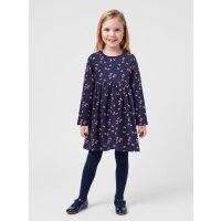Blue Seven Mädchen Sweatkleid Schleife Kleid Langarm nachtblau