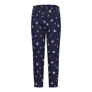 Blue Seven Mädchen Hose Blumen Jogginghose Sweathose nachtblau