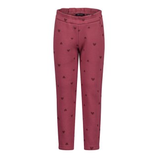 Blue Seven Mädchen Hose Herzen Jogginghose Sweathose weinrot