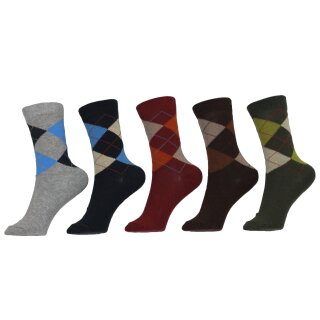 Ysabel Mora Kindersocken coleccion fantasia 5er Pack Socken Strümpfe Raute