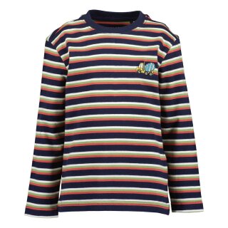 Blue Seven Jungen Langarmshirt T-Shirt Langarm Betonmischer Ringel nachtblau