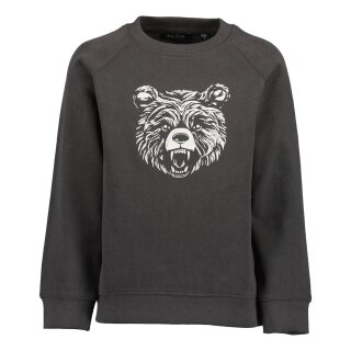 Blue Seven Jungen Sweatshirt Bärenkopf anthrazit