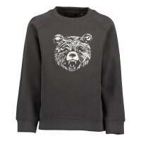 Blue Seven Jungen Sweatshirt Bärenkopf anthrazit