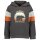 Blue Seven Jungen Kapuzen Sweatshirt Pullover Bear Adventure anthrazit