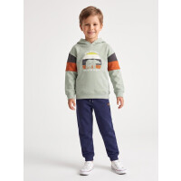 Blue Seven Jungen Kapuzen Sweatshirt Pullover Bear Adventure gletscher