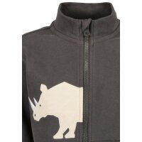 Blue Seven Jungen Sweatjacke Jacke Stehkragen Nashorn anthrazit