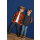 Blue Seven Jungen Hemd kariert Karohemd Langarm Flanelhemd kupfer