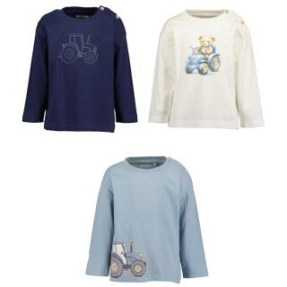 Blue Seven Baby Jungen Langarmshirt Traktor