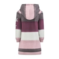 Happy girls Sweatkleid Sterne Kapuze Langarm bunt