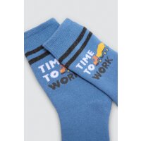Ysabel Mora 3er Pack Jungen Thermosocken Socken Strümpfe Baustelle bunt