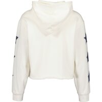Blue Seven Mädchen Kapuzenpullover Sterne Sweatshirt Off-White