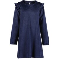 Blue Seven Mädchen Samtkleid Kleid Langarm nachtblau