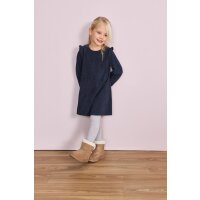 Blue Seven Mädchen Samtkleid Kleid Langarm nachtblau
