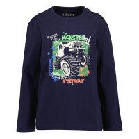 Blue Seven Jungen Langarmshirt Grafiti Monstercar
