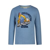 Salt & Pepper Jungen Schaufelbagger Langarmshirt blue