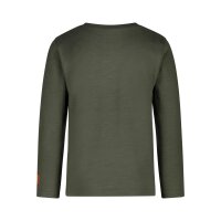 Salt & Pepper Jungen Fußball Langarmshirt olive