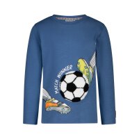 Salt & Pepper Jungen Fußball Langarmshirt blue