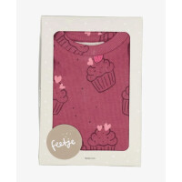 Feetje Mädchen Schlafanzug Pyjama lang Chloe Cupcake Ripp violett