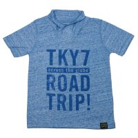 Blue Seven T-Shirt weiter Rollkragen blue grey melange