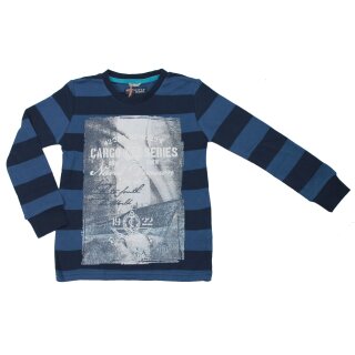 Sarabanda Langarmshirt gestreift blau