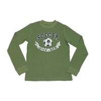 Langarmshirt Soccer Fußball grün Gr. 146