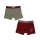Cocuy 2er Pack Boxer Shorts Unterhose Pure Red
