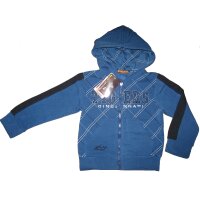 Sweatjacke TIGERS royalblau innen angeraut Gr. 104
