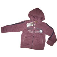 Sweatjacke KAWELE lila innen angeraut Gr. 152