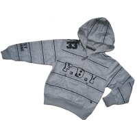 Kapuzenpullover FBI hellgrau Gr. 122/128