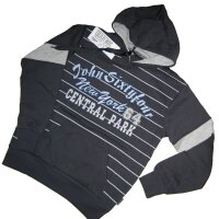 Kapuzenpullover John Sixtyfour dunkelgrau Gr. 158/164