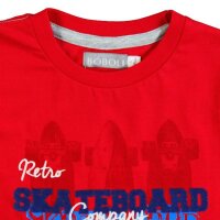 BÒBOLI T-Shirt mit Skateboard Motiv paprikarot