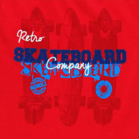 BÒBOLI T-Shirt mit Skateboard Motiv (538051) paprikarot Gr. 104