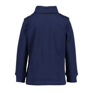 Blue Seven Basic Langarmshirt Rollkragen ultramarin blau