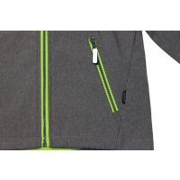 Outburst Jungen Softshelljacke Jacke Übergang anthrazit melange Fleecefutter