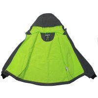 Outburst Jungen Softshelljacke Jacke Übergang anthrazit melange Fleecefutter