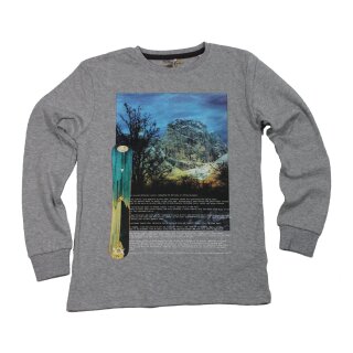 Sarabanda Langarmshirt limited production grey melange