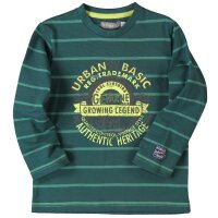 BÒBOLI Langarmshirt T-Shirt Langarm Streifen...