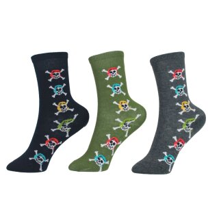 Ysabel Mora 3er Pack Socken Strümpfe Pirat