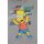 The Simpsons Bart Simpson Kapuzensweatshirt (83404/217) light grey melange Gr. 128