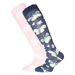 Stahlblau/Rosa
